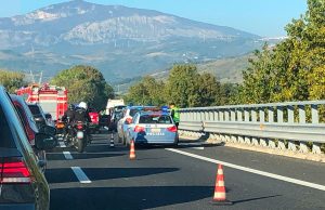 Un incidente sull’autostrada