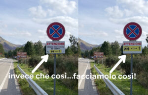 Rendiamo gli avvisi stradali visibili avviso di presenza ciclisti