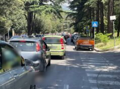 Chi rallenta è di troppo traffico sulla corsia ciclabile a L'Aquila