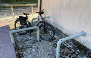 Due perle Stazione di Fontecchio passaggio bici